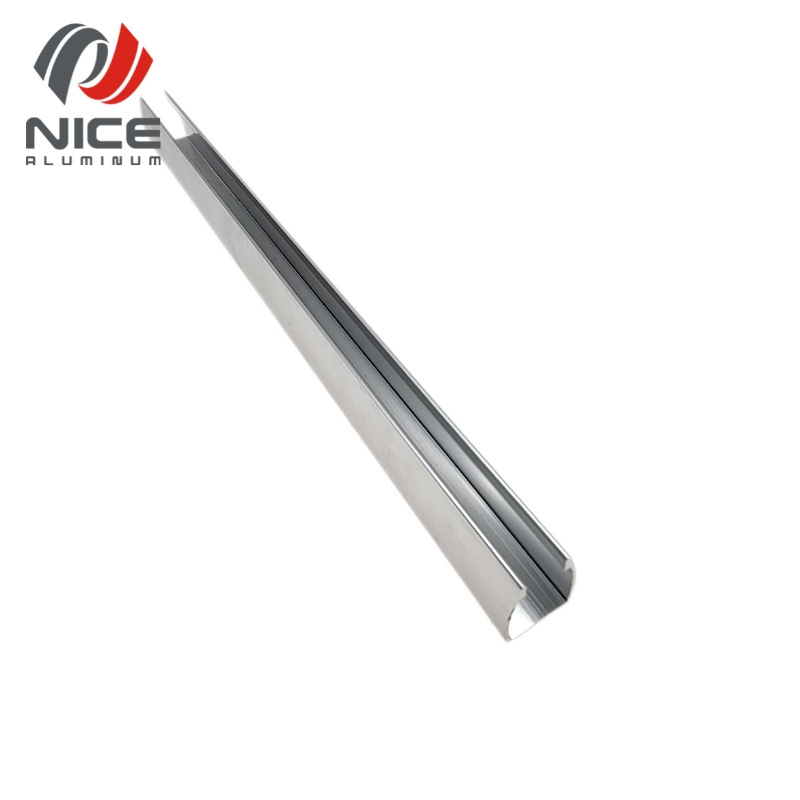 Aluminum Extrusion H Profile Glass Frame Shower Door Parts U Channel