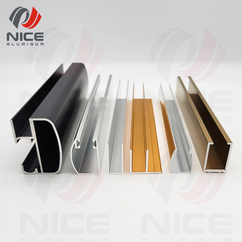 Customize all kinds aluminum profile extrusion perfil de aluminio extruded Aluminium wardrobe cabinet frame For Door and Window