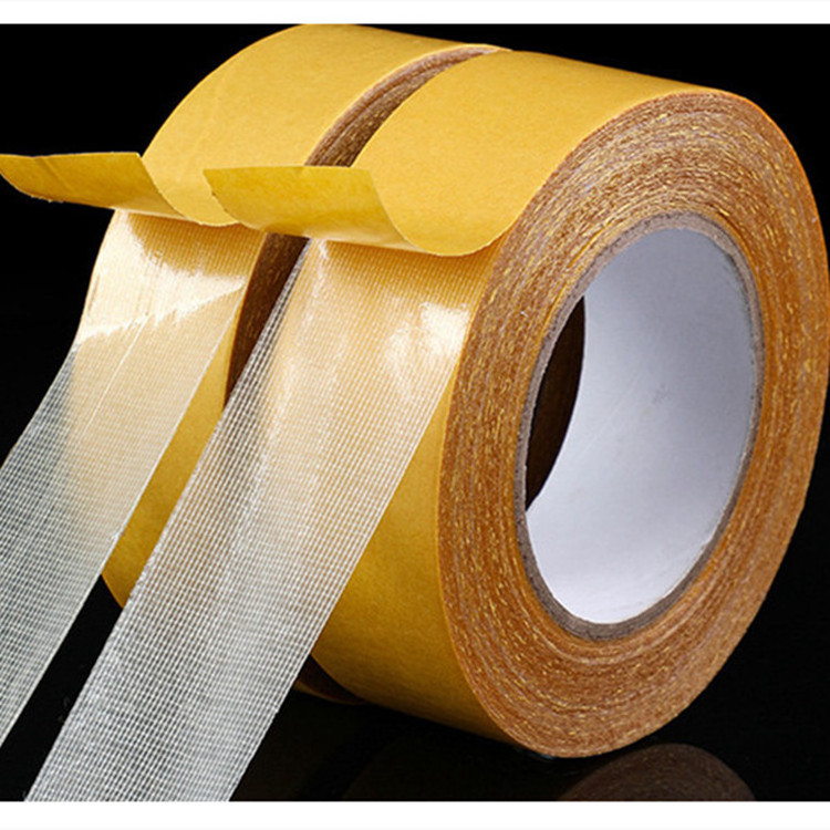 D/S Hot-melt Glue Heavy Duty Joint High Quality Double Sided Cloth Carpet Tape Fixing Fabric Fashion Waterproof Polybag Rubber