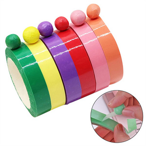 30m Decompression Sticky Ball Tape Anti Stress Pulling Adhesive Tape Candy Color Fidget Toy Adult Kid Relax Gift Autism Anxiety