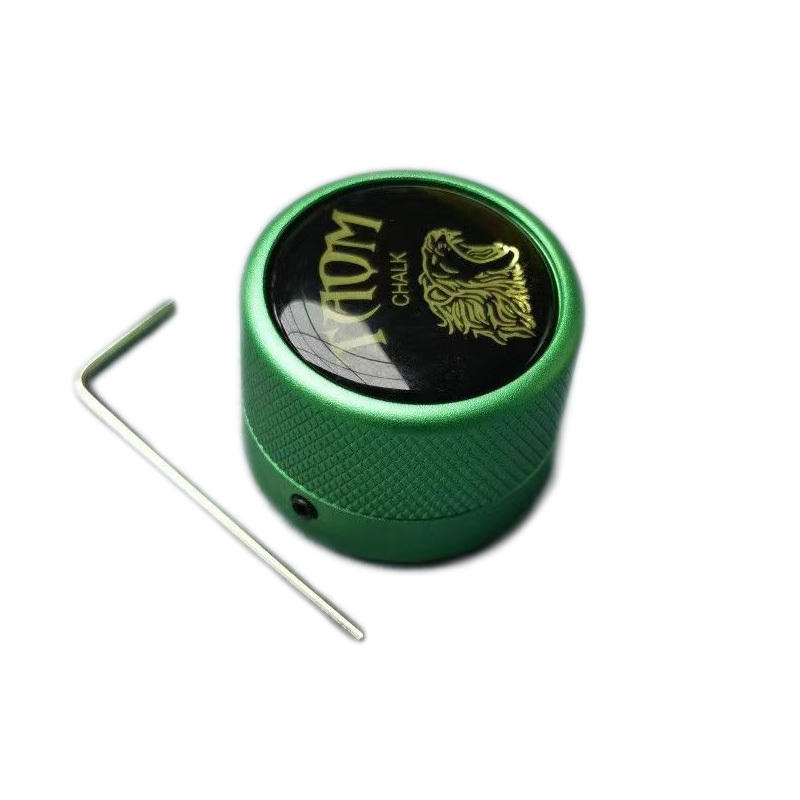 wholesale  billiard pool chalk holder round with magnetic clip snooker chalk holder accept custom