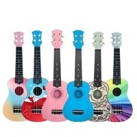 Custom ukulele purple 21 inch Four String Inch Children's Guitar Color Beginner's Toy Instrument