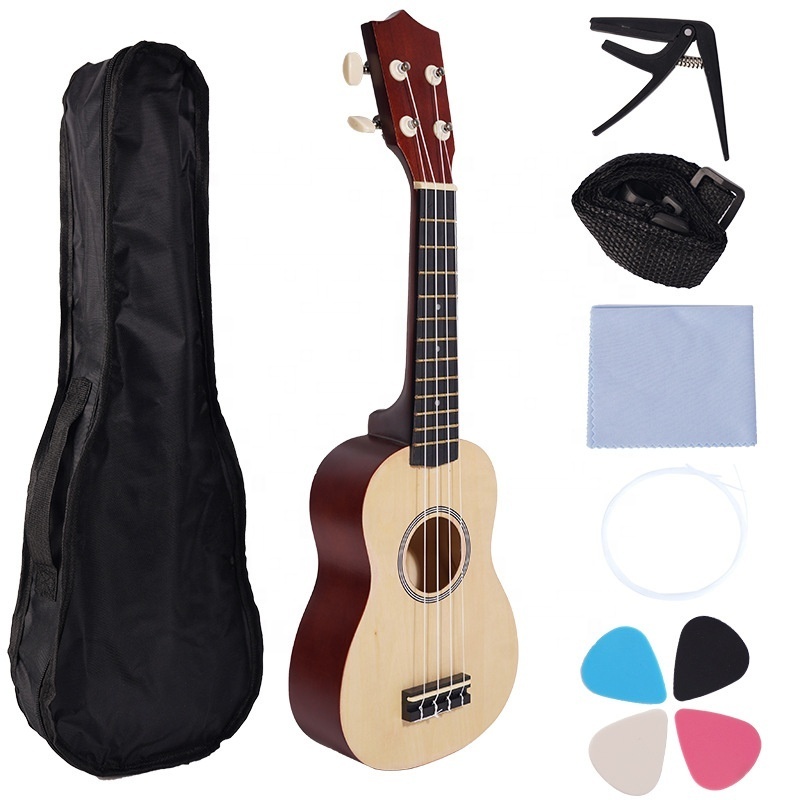 Wholesale instruments 21 inch colorful ukulele four stringed small guitar