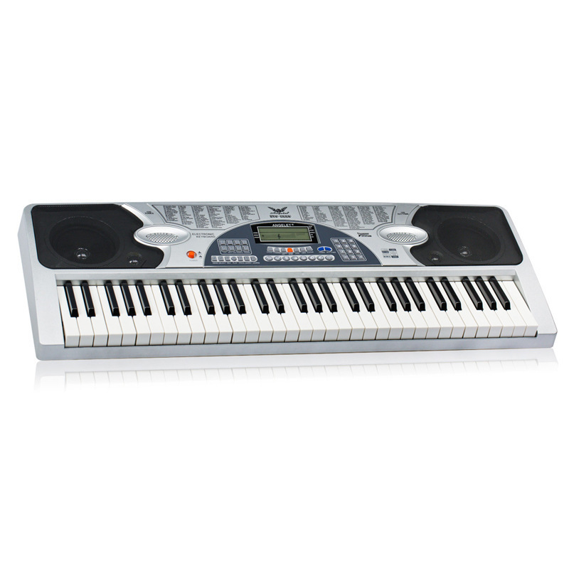 Angelet XTS-6089 61-key teaching electronic keyboard piano brands with 100 tones/rhythm and 3 teaching modes