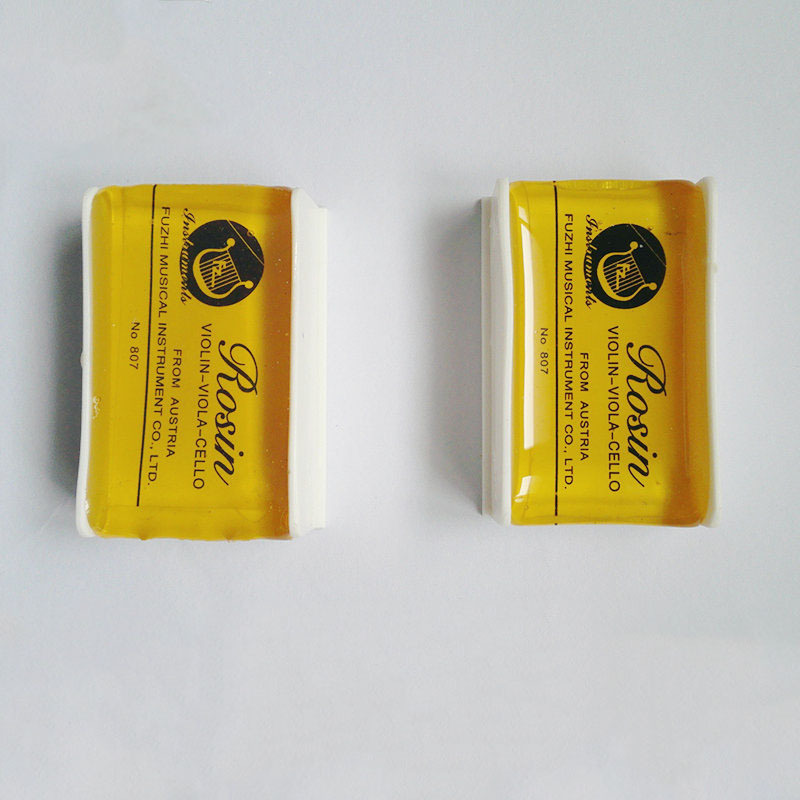 High-Class Transparent Yellow Natural Rosin Low Dust for Erhu Cello Violin