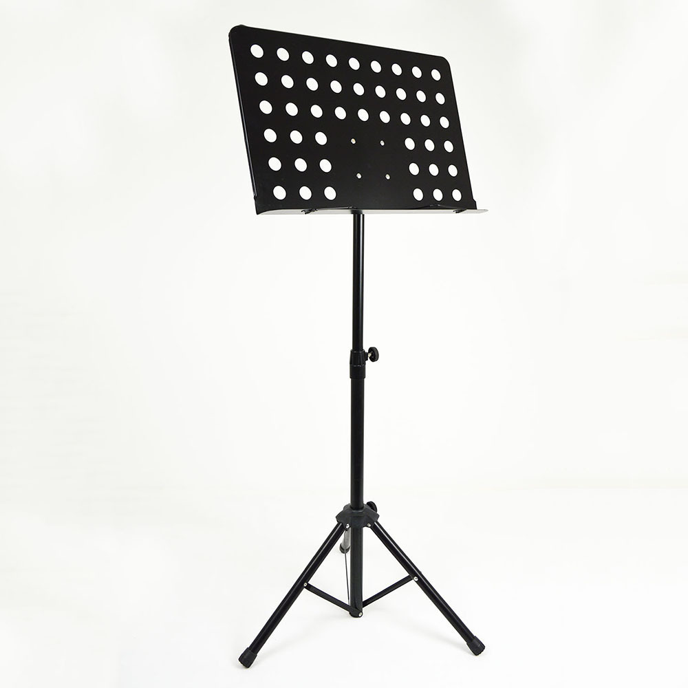 manufacturer provides medium-sized music stand that can be used for speech or music and violin score lifting