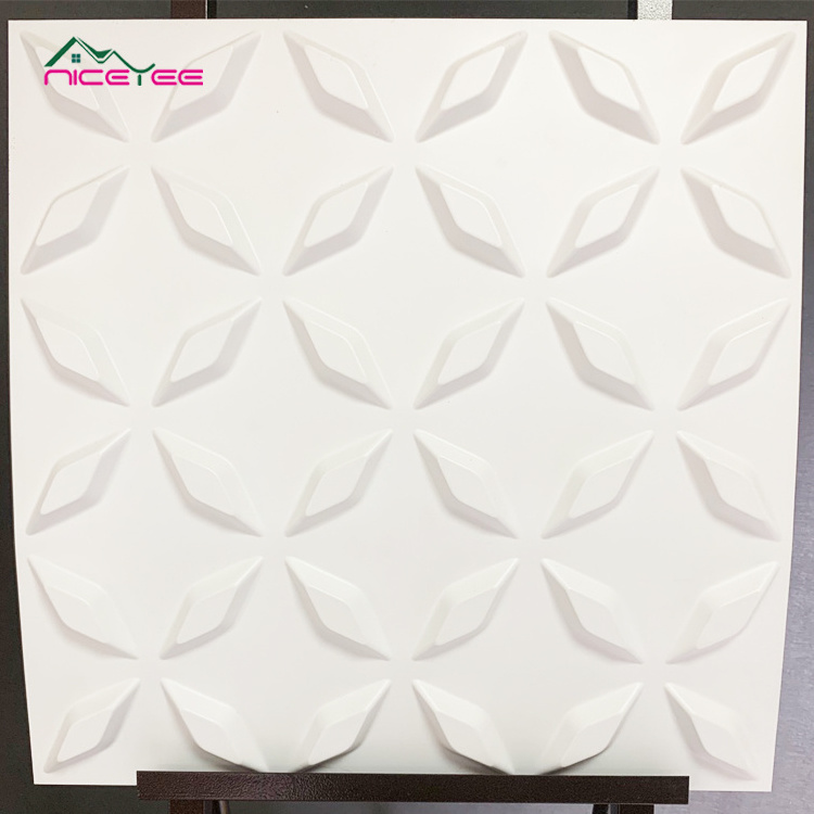 Art Wall Decoration Material PVC 3d flower sticker wall panels for walls waterproof