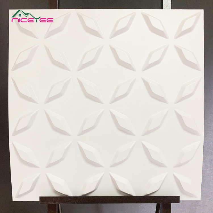 Art Wall Decoration Material PVC 3d flower sticker wall panels for walls waterproof