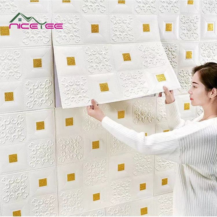 Others Wallpapers/Wall Panels Peel And Stick Wallpaper Pvc 3d Wall Panel Foam Brick 3d Wallpaper For Home decor