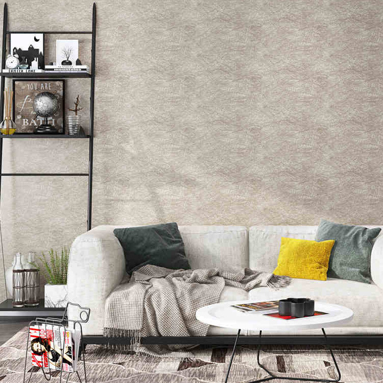 Factory wholesales wallpaper bedroom living room simple plain background for home decoration Non woven wallpaper