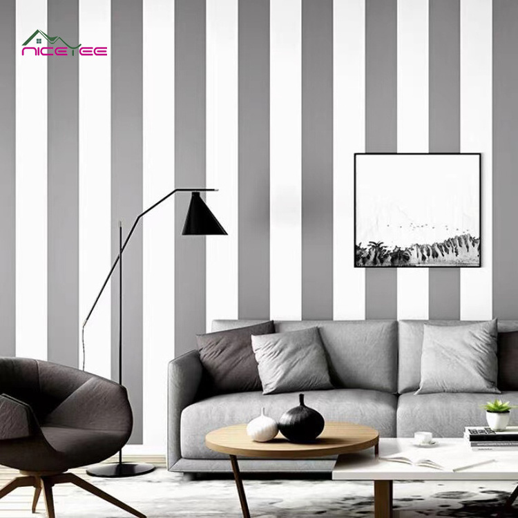 Black And Grey Dekoration Home Decorative Wall Pictures Decor Wallpaper For Living Room