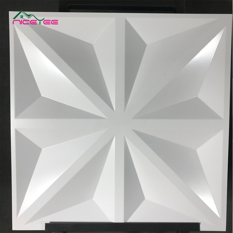 PVC material panel 3d pvc wall art decorative wall panel