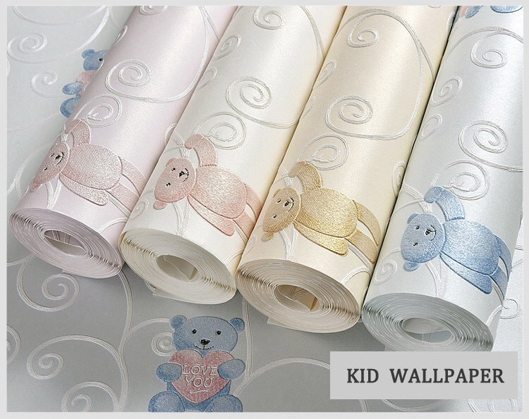 Lovely Boy And Girl Room 3d Anime Wallpaper 3d Childrens Wallpaper Eco Friendly Non Woven Wall Paper Rolls