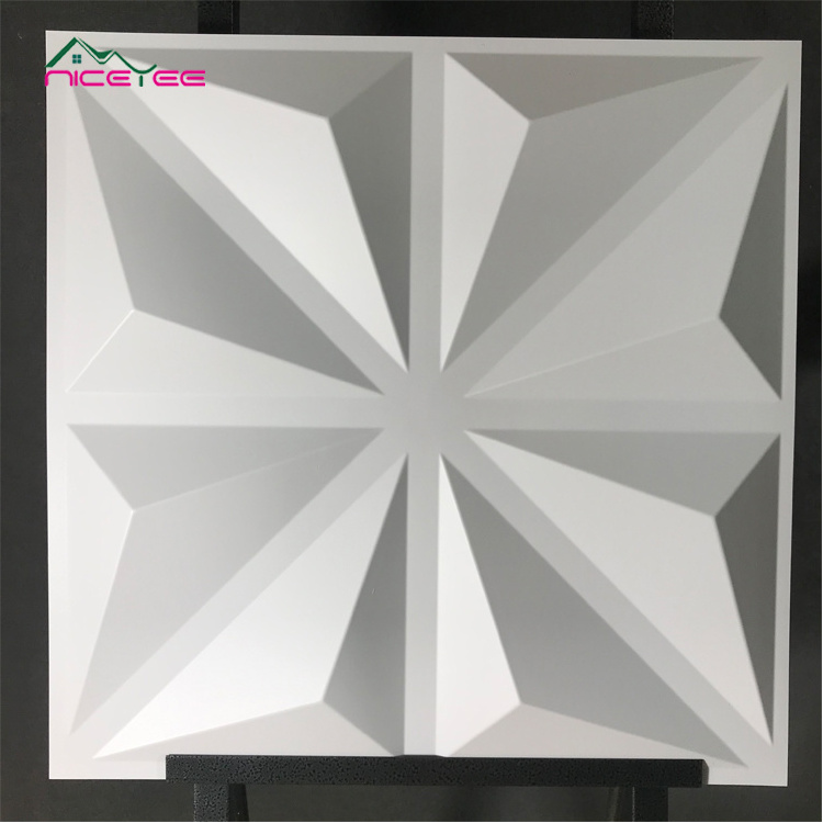 PVC material panel 3d pvc wall art decorative wall panel