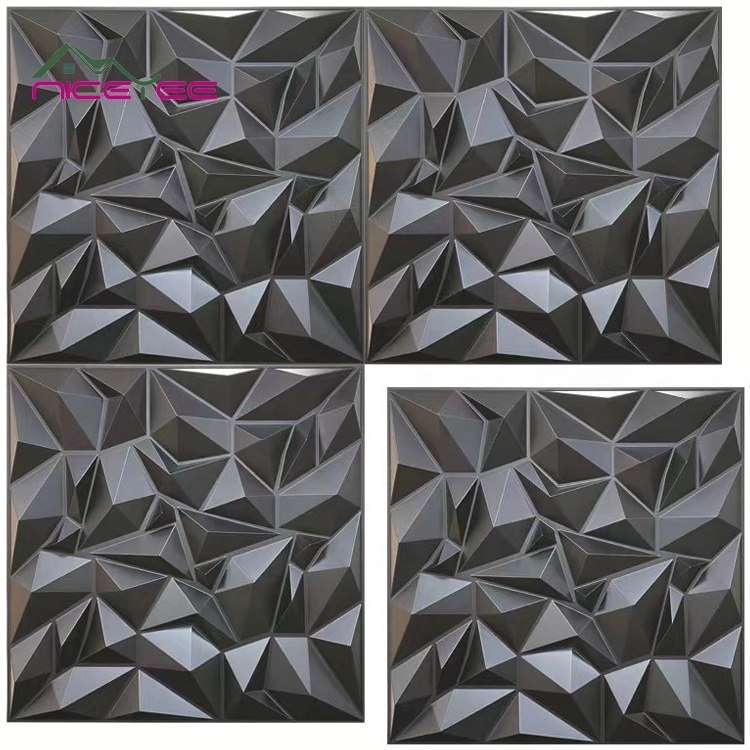 Luxury Black Wall Panel 3d Panel  3d Wallpaper Others Wallpapers/Wall Panels Interior Decor Shop Wallpapers/Wall Coating