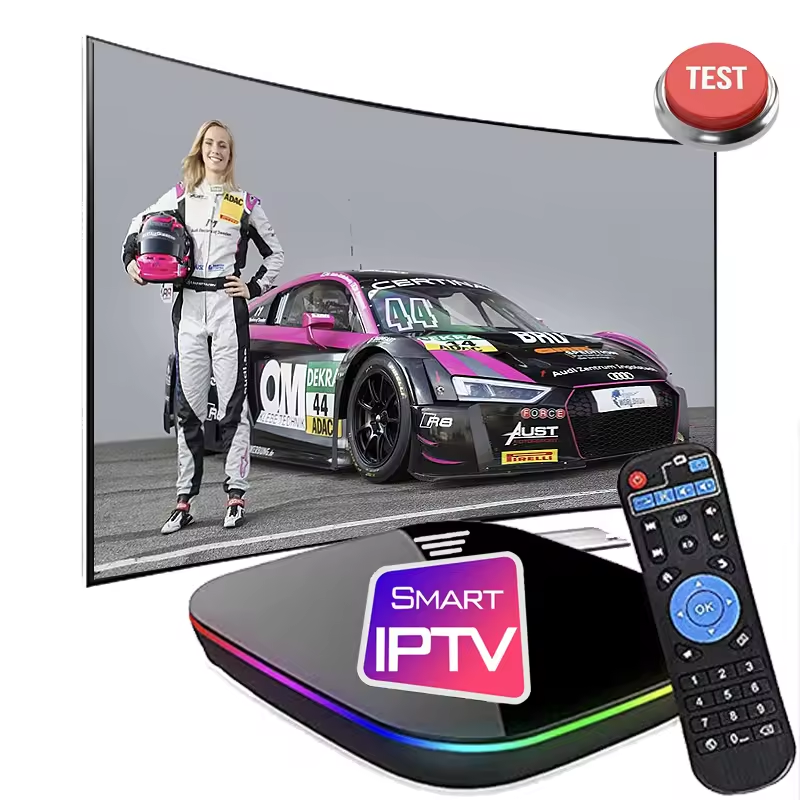 Full HD with Ip tv M3U interface custom 12 months card 4K video movie set-top box series custom panel testing