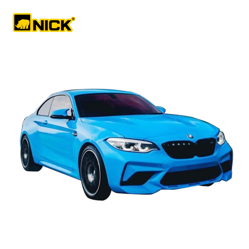 NICK Air Bubble Free Premium PET Gloss Color Car Foil vinilo para automotriz Film Paper Roll Wrapping Sticker Vinyl For Auto