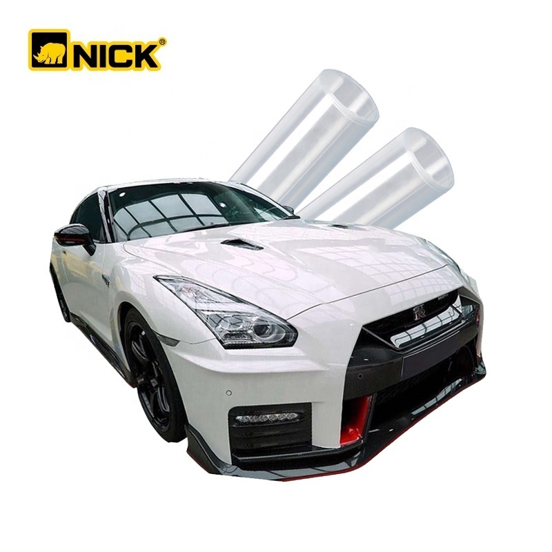 NICK Anti-Yellowing Self-healing Anti scratch Premium Car Vinyl Wrap Clear Matte Protection Film White Stealth