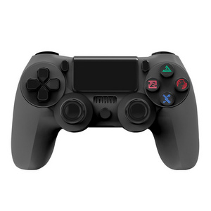 Suitable for P4 Wireless BT Controller Dual Vibration Wireless Joystick with Light Bar Classic ABS Steering Wheel for Ps4 Games