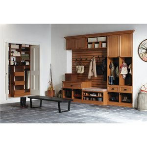 NICOCABINET Solid Wood Entryway Cabinet in Mudroom Custom Mudroom Storage made in China