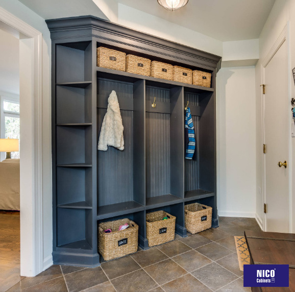 NICOCABINET Hot Sale Modern Design Entry Pantry Cabinet for Mudroom