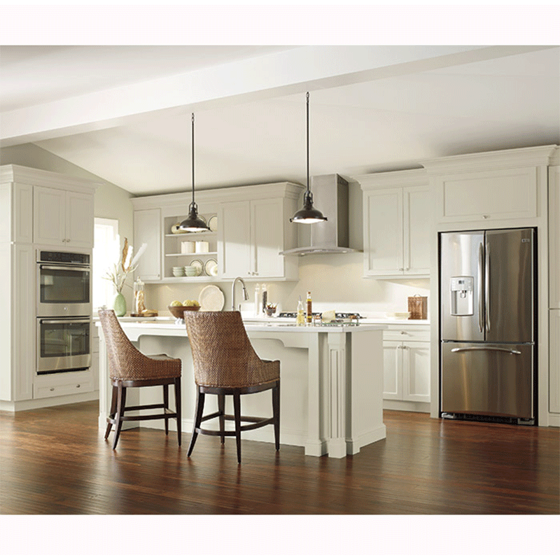 Nicocabinet Premium Custom Cabinetry Solid Wood Granite Countertopinset White Plywood Insula Morden Kitchen Cabinets