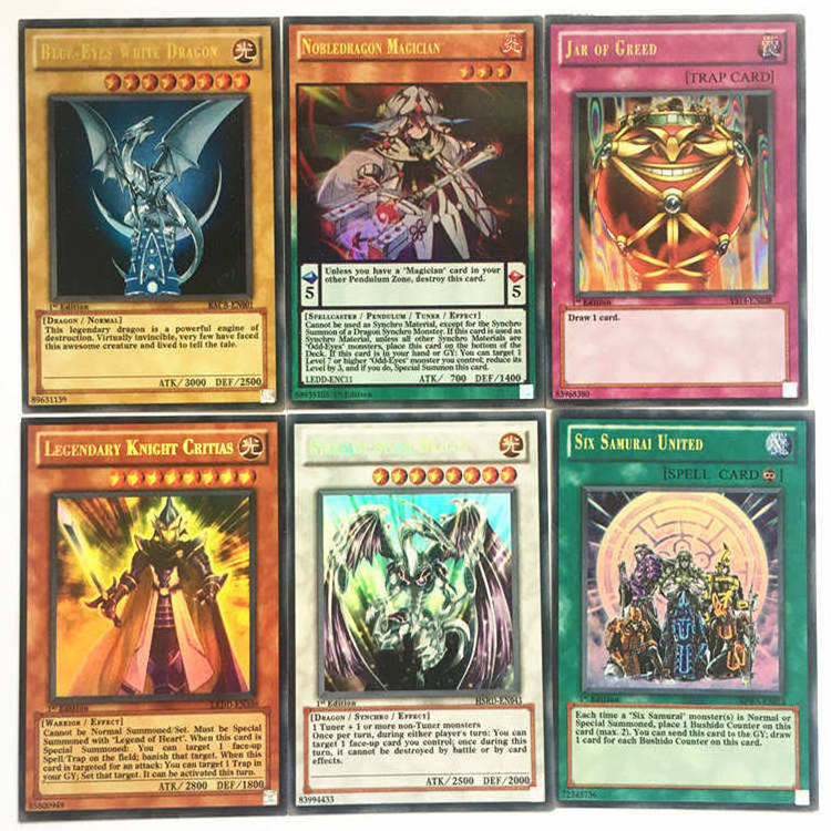 Japanese Anime Collection Yu Gi Oh Card Game Card Yugioh Mixed Hot-Blooded Universe Anime Mr Metal Limited Myth Cards