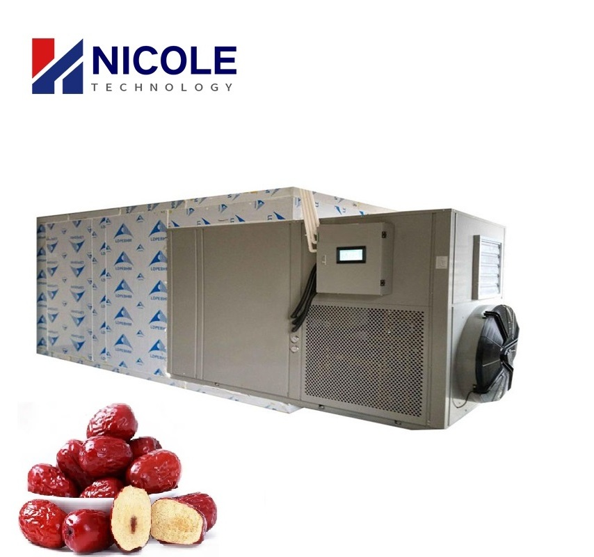 Industrial Hot Air Drying Chamber Room Nuts Dehydrator Oven Machine Tray Fruit Vegetable Heat Pump Dryer