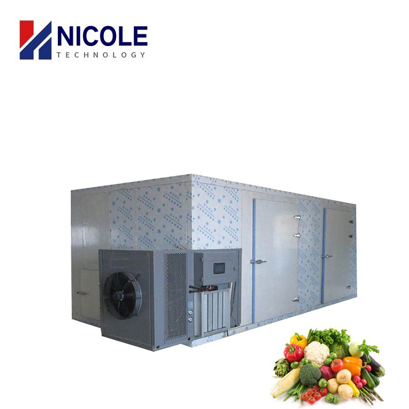 Industrial Hot Air Drying Chamber Room Nuts Dehydrator Oven Machine Tray Fruit Vegetable Heat Pump Dryer