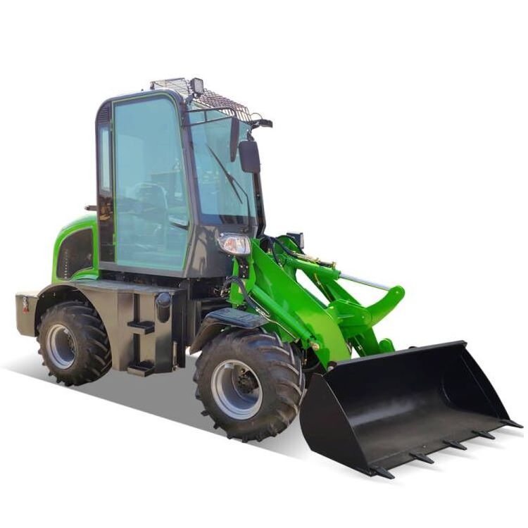 Safe and reliable self loader lorry truck mini wheel loader with snow plow