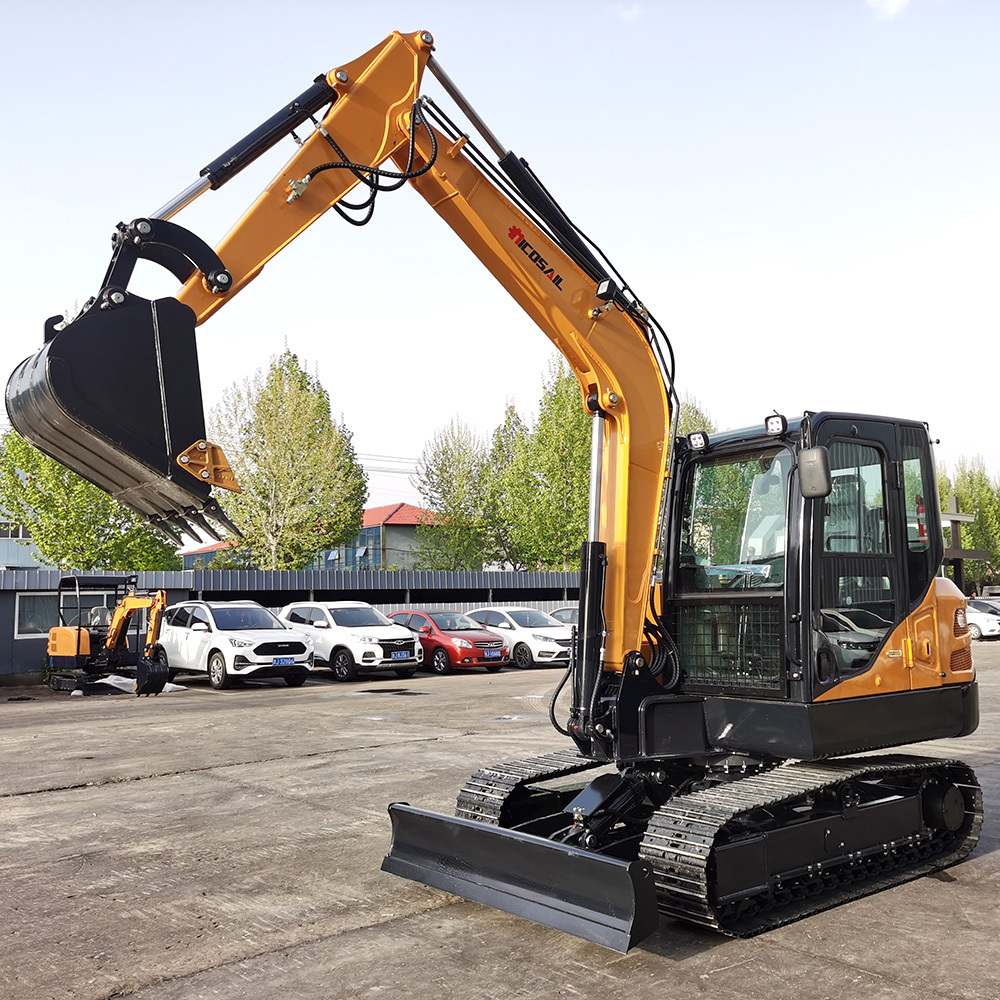 5 ton 6 ton excavator mini excavator prices with Side swing function