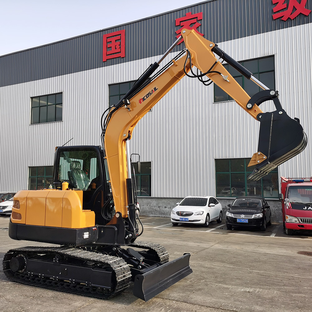 5 ton 6 ton excavator mini excavator prices with Side swing function