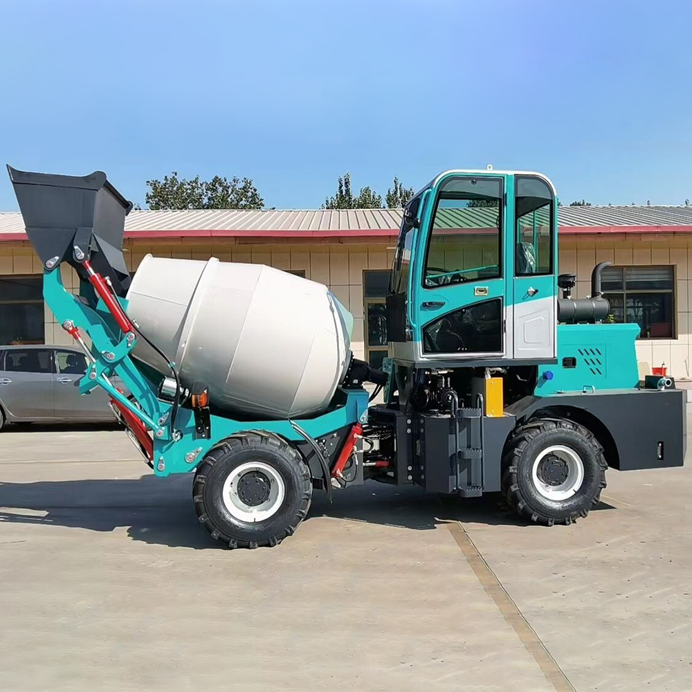 Small Self-Loading Concrete Mixer Truck with Reliable Engine New Mobile Self-Feeding Design in India