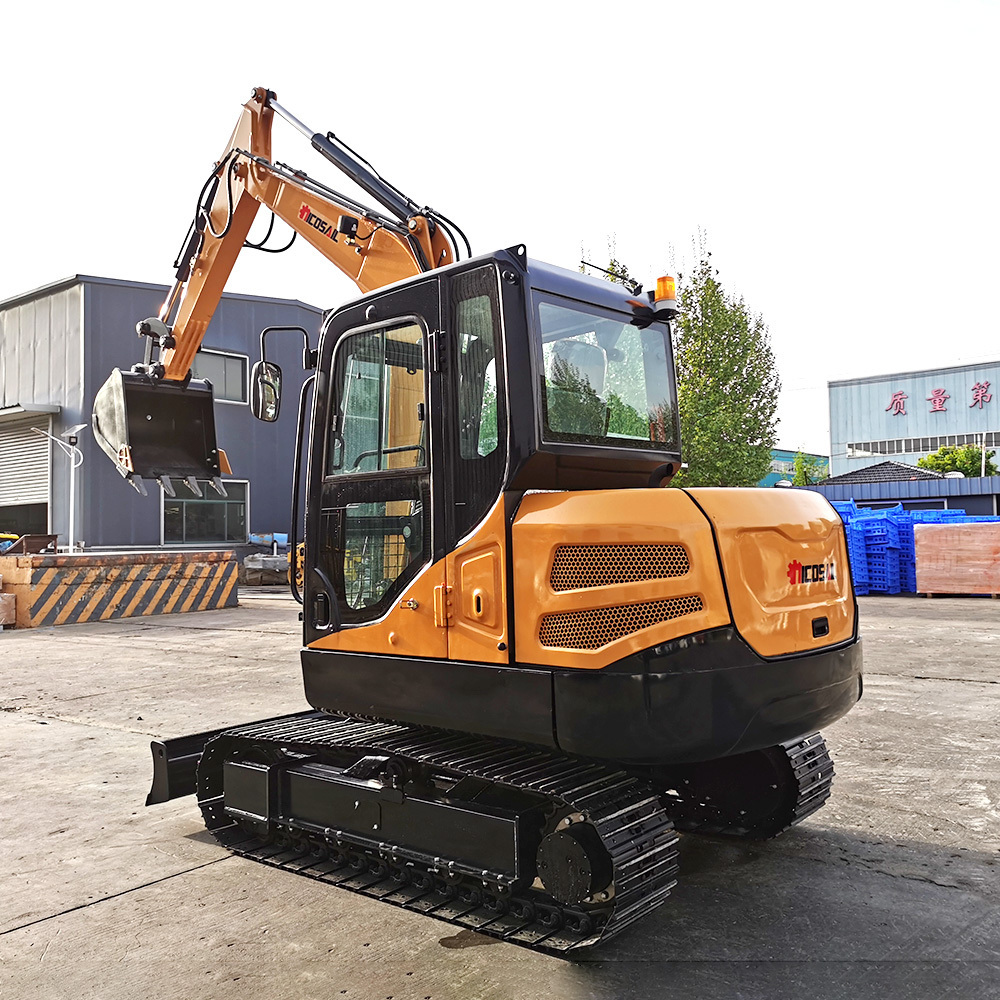 5 ton 6 ton excavator mini excavator prices with Side swing function