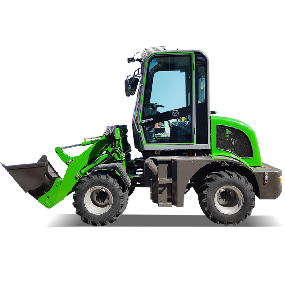 Safe and reliable self loader lorry truck mini wheel loader with snow plow