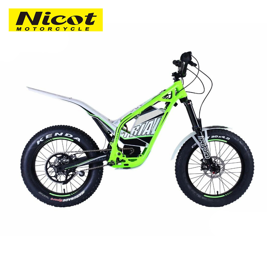 Nicot Custom Modern Stunt Motorcycle 48v 21ah Electric Adult Electric Dirt Bike