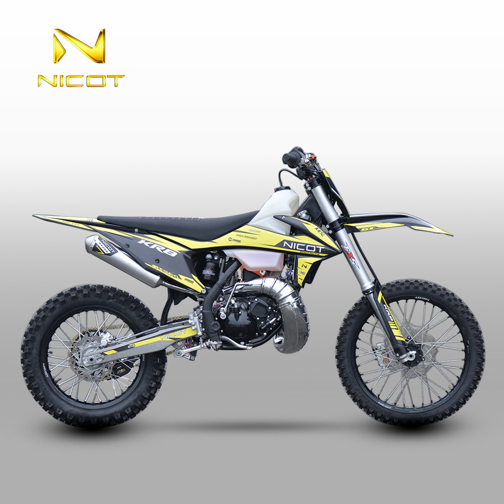 Nicot 2 Stroke Dirt Bike Automatic  Diesel Power Engine 224cc Off-Road Motorcycle