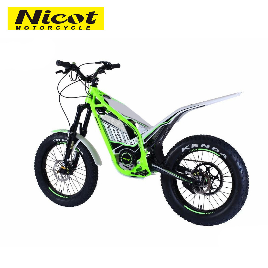 Nicot Electric Trial Bike 850W Super Light Weight Dirt Bike For Stunts