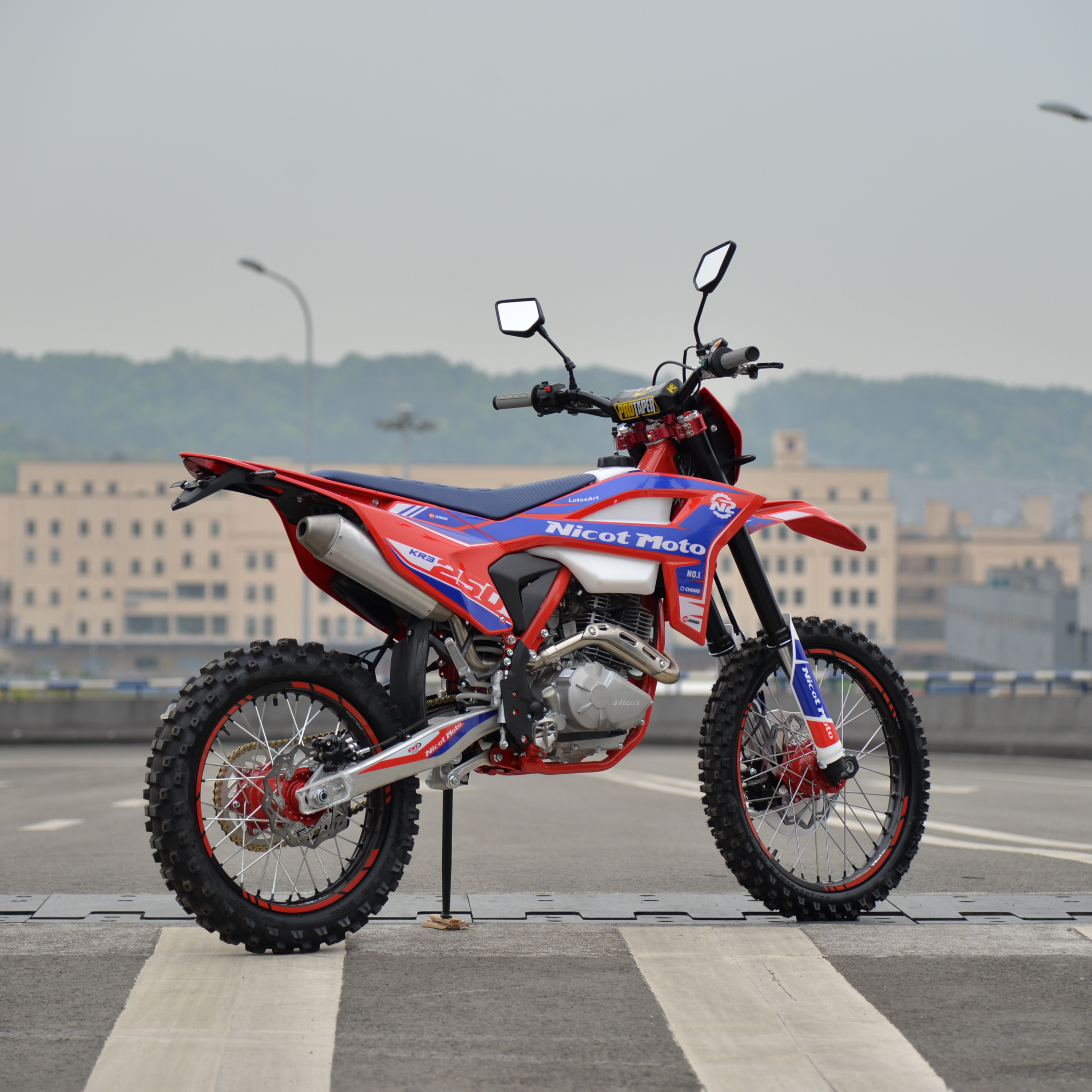 Nicot KR3 PR250 CE Certificate New Style Moto Cross Off-road Motorcycle Endure  Gasoline Bike Made In China