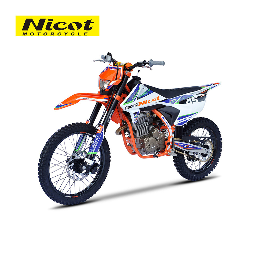 250cc Dirt Bike Gas Power Automatic 4 Stroke Adults Dirt Bike Motorcycle High Quality Off-raod Tyres