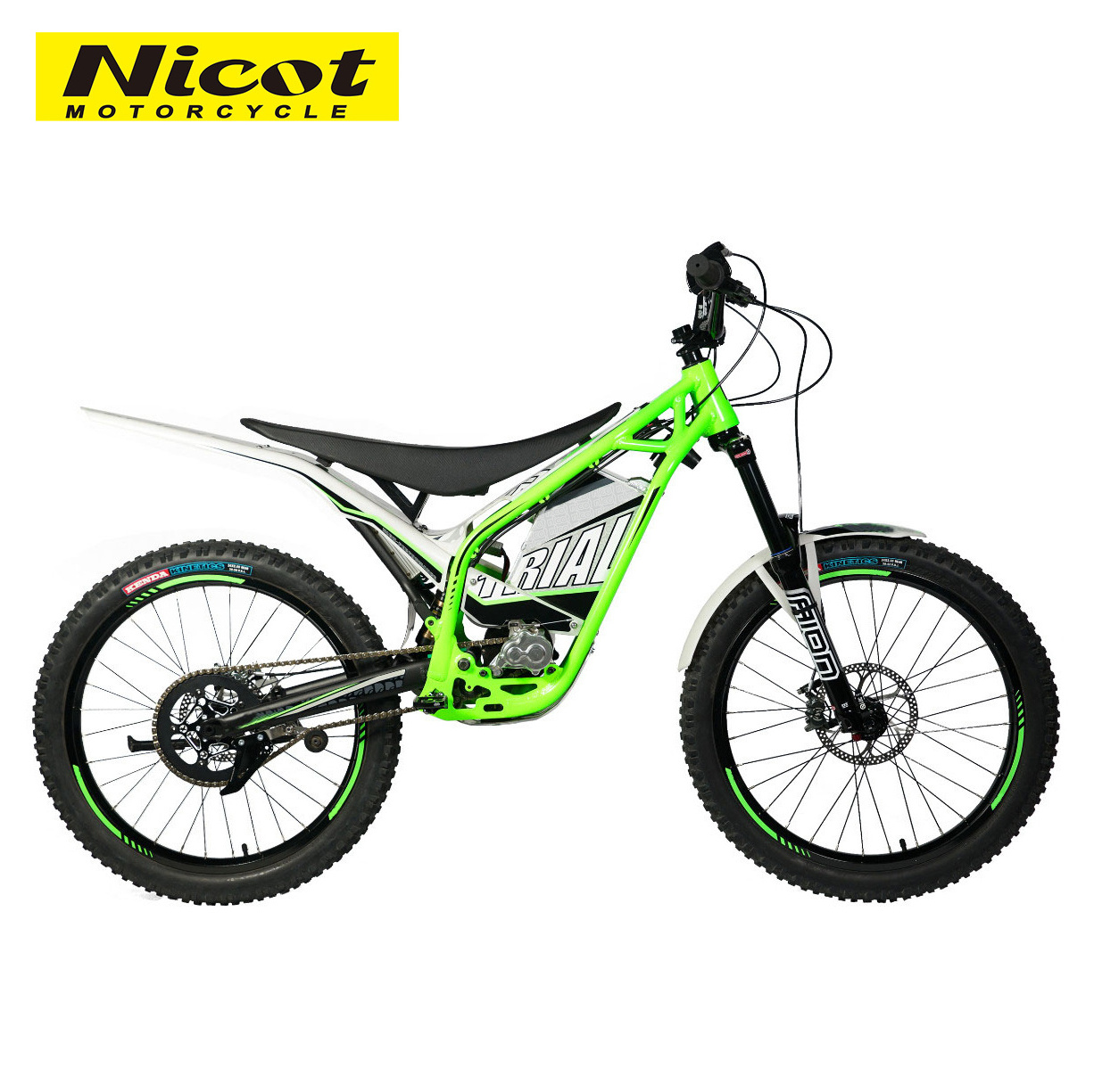 Nicot Electric Trial Bike 850W Super Light Weight Dirt Bike For Stunts