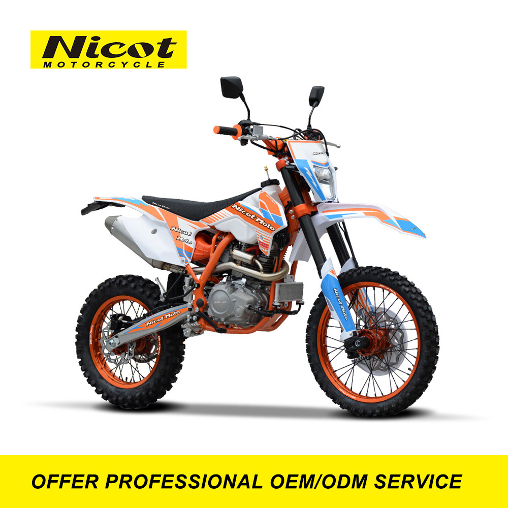 Nicot KT250B 165FMM High Quality Enduro 250cc Off-road Motorcycle Dirt Bike 250cc Motocross 250cc with Zongshen CB250D-G engine