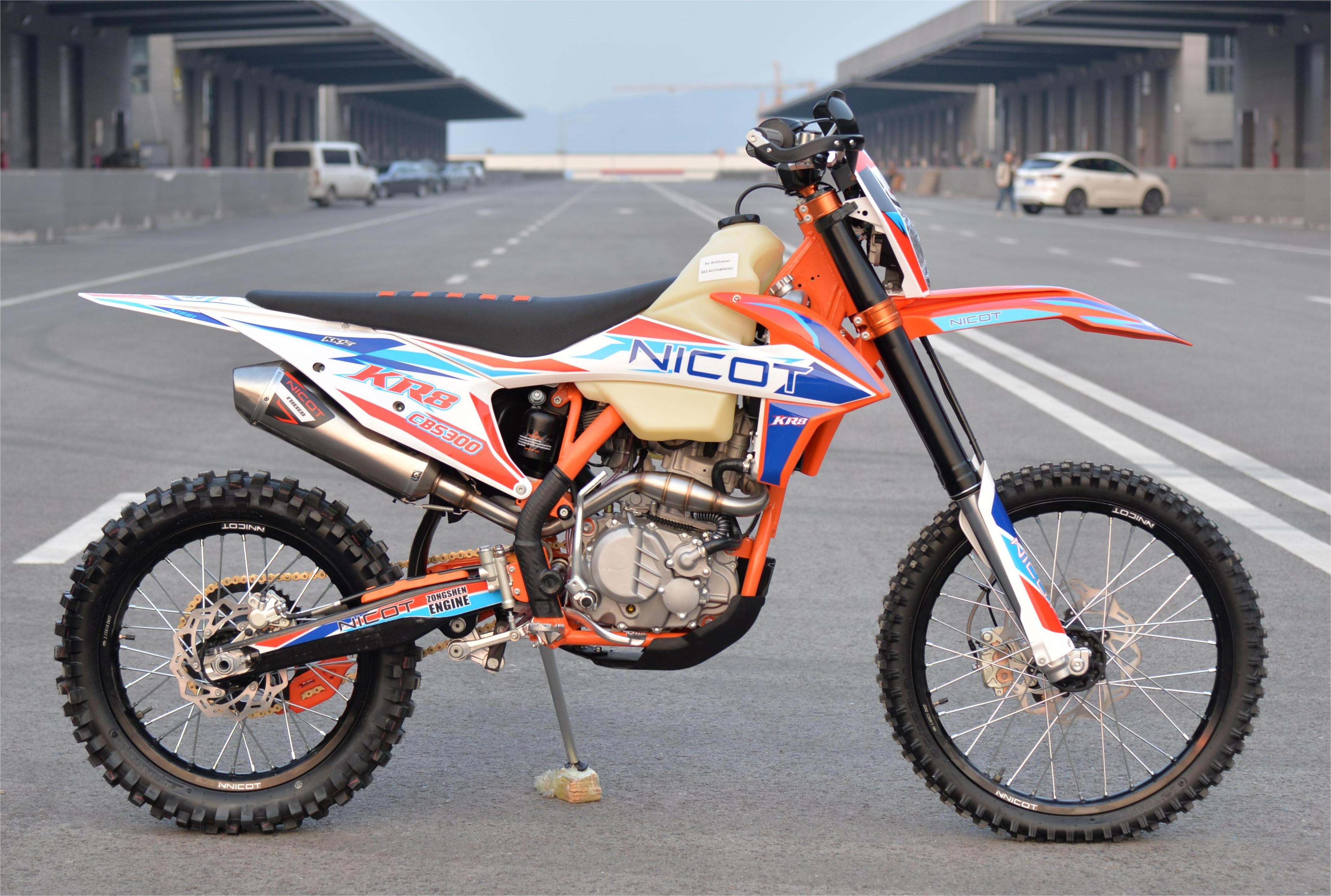 Nicot KF300S Full Size Dirt Bike 300cc Dirt Bike Motorcycle Motocross 300cc for Adult