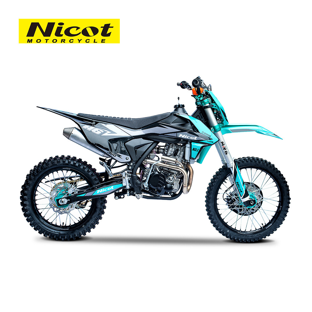 One Cylinder 4 Stroke  Water-cooling Off-road Motorcycles  300cc Dirt Bike for adult 174MN Motocross for factory