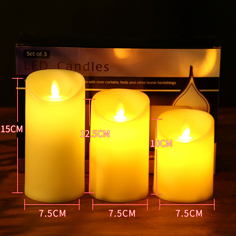 Nicro Lights Candle Flameless Candles Battery Operated Flickering Waterproof Home Decoration  Tealight Plastic Led Candle Lights