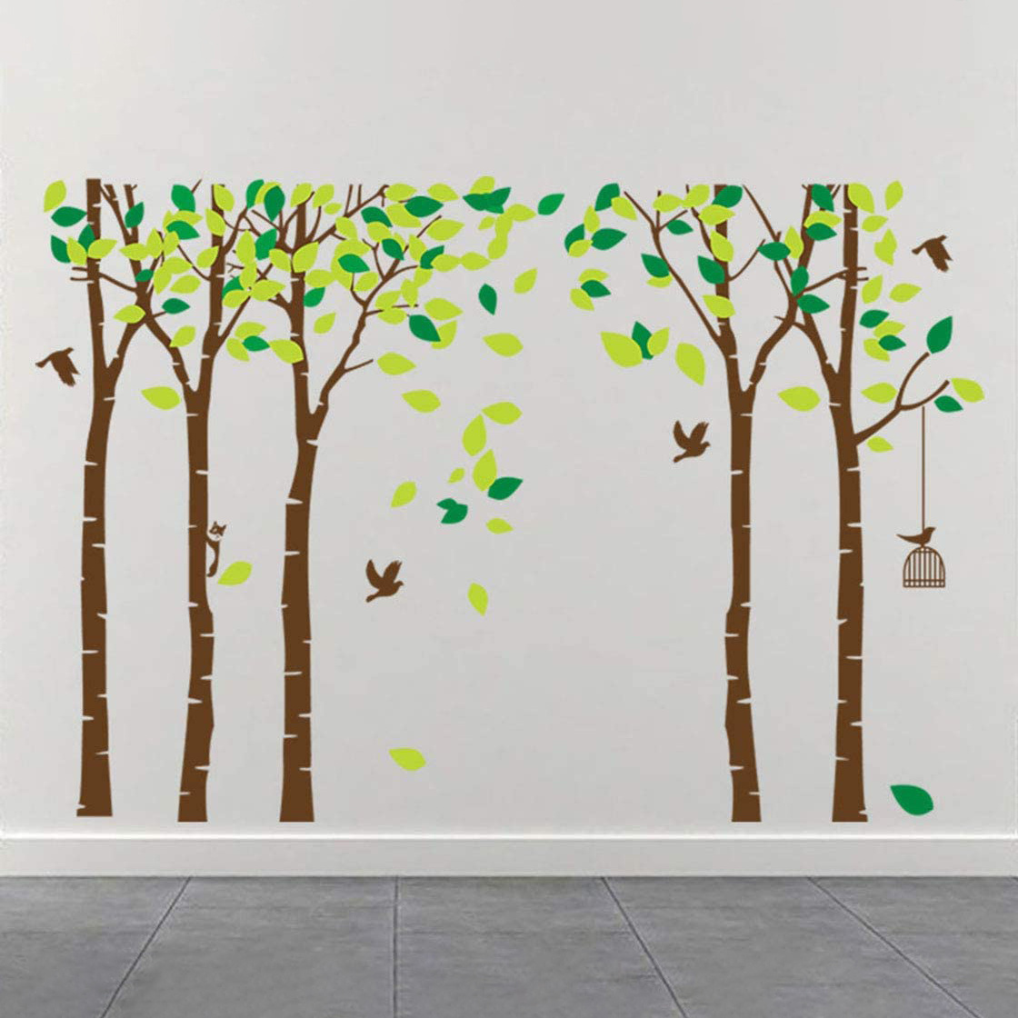 Nicro Removable Large Tree Wall Sticker Indoor Home Decoration For Living Room Bedroom Custom Wall Paper PVC Wall Decals