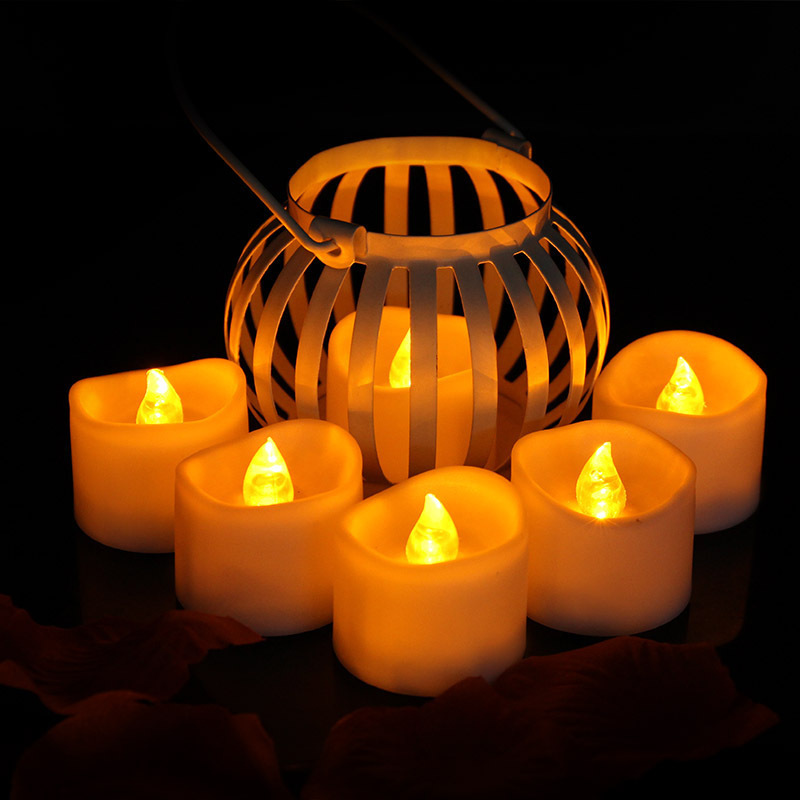 Nicro Christmas Wedding Battery Operated Electric Distant Controlled Flameless Plastic Realistic Mini Candles Led Tea Light