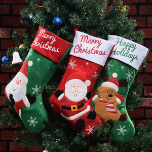 Nicro Merry Christmas Decoration Adornos Navidad Xmas Trees Decoration Christmas Tree Hanging Ornaments Candy Gift Stocking