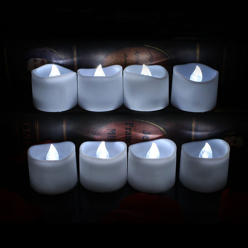 Nicro Christmas Wedding Battery Operated Electric Distant Controlled Flameless Plastic Realistic Mini Candles Led Tea Light