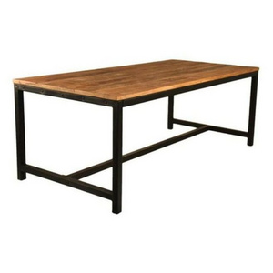 INDUSTRIAL & VINTAGE IRON METAL & SOLID MANGO WOOD WHOLESALE FURNITURE DESIGN MODERN COFFEE TABLE